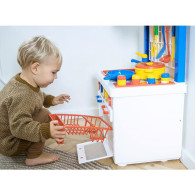 Cuisine pour enfant DANTOY compacte - 70cm- 14 pièces- Blanc