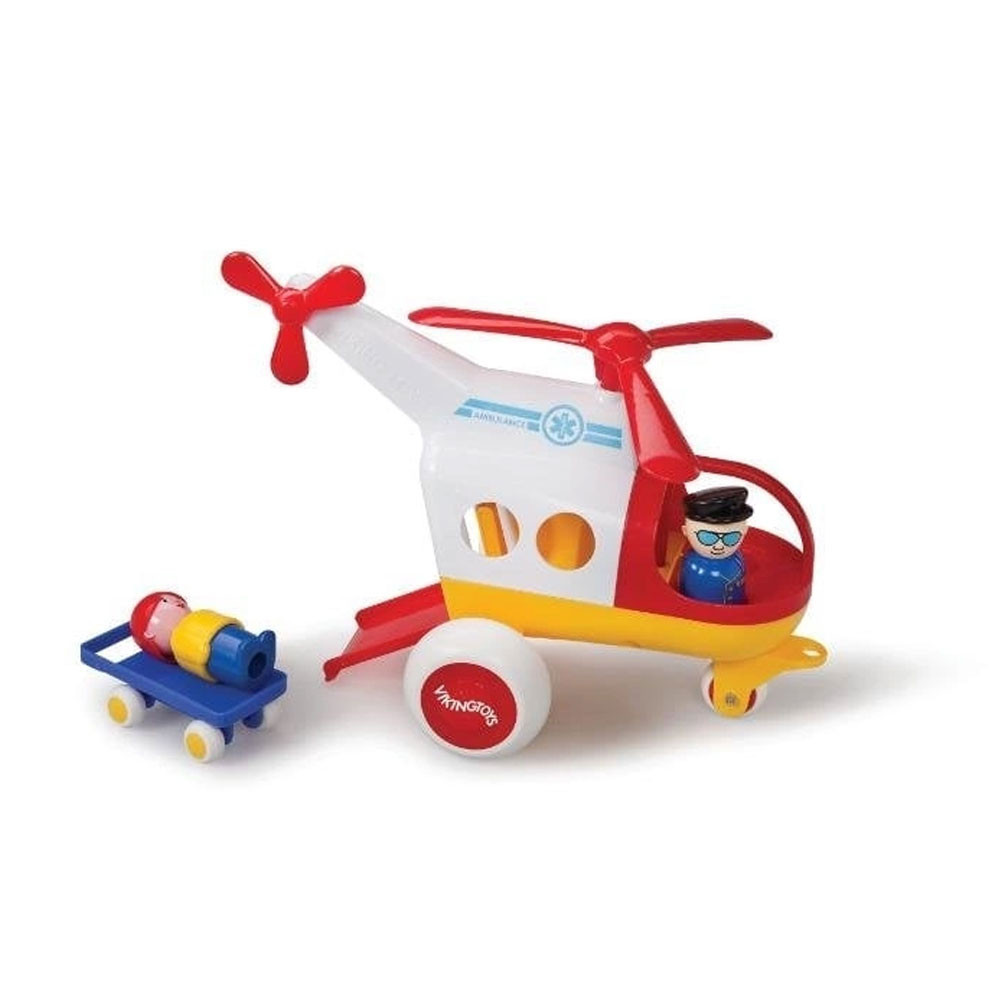 Jumbo Ambulance Helicopter +2 figurines