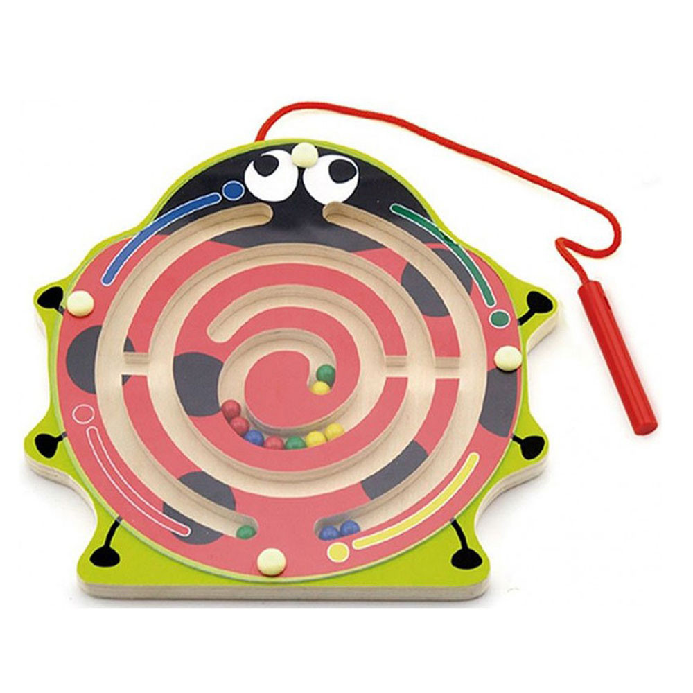 Labyrinthe Coccinelle en bois