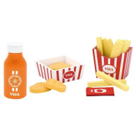 Nuggets de poulet et  Frites avec Jus