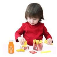 Nuggets de poulet et  Frites avec Jus