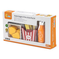 Nuggets de poulet et  Frites avec Jus