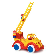 Camion de pompiers géant avec 2 figurines de 35 cm