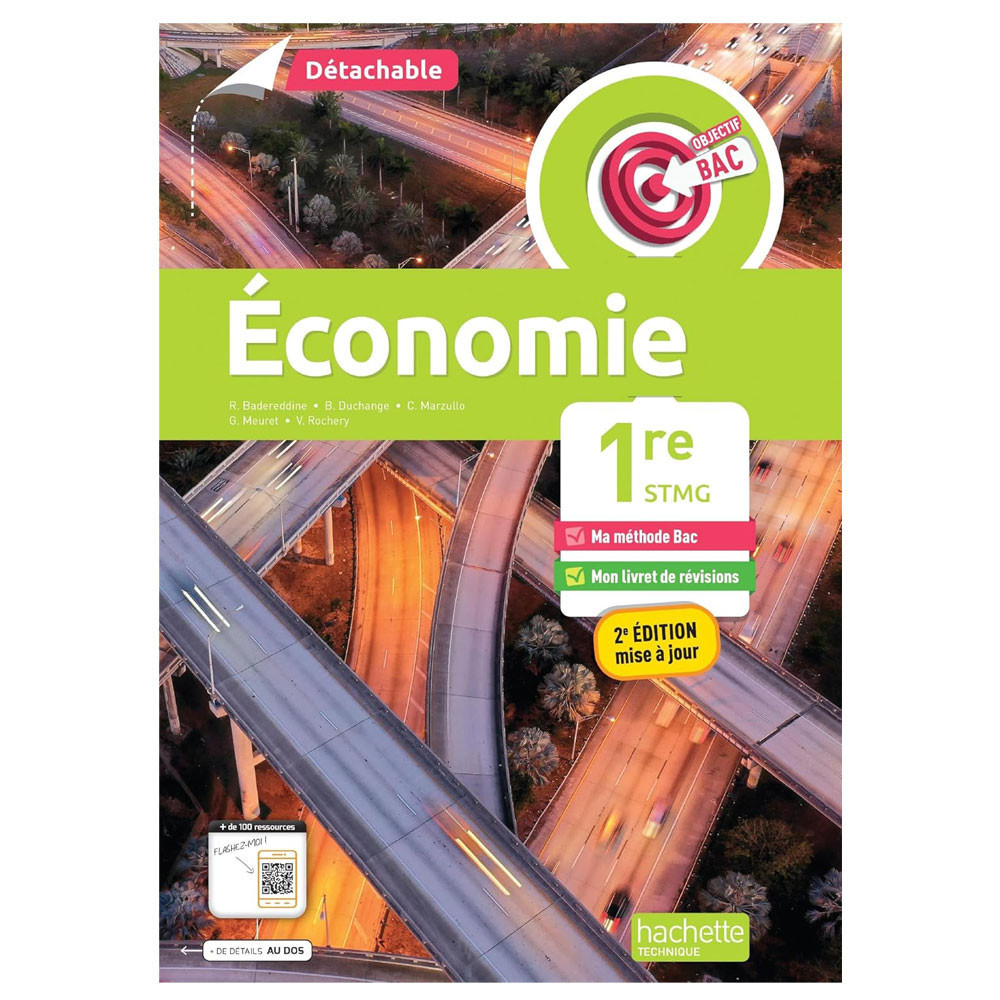 Objectif Bac Economie 1re STMG (détachable) - Éd. 2025