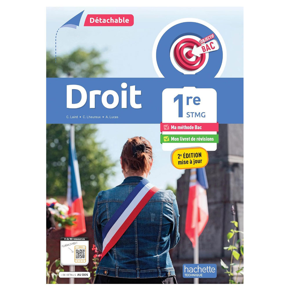 Objectif Bac - Droit 1re STMG (détachable) - Éd. 2025