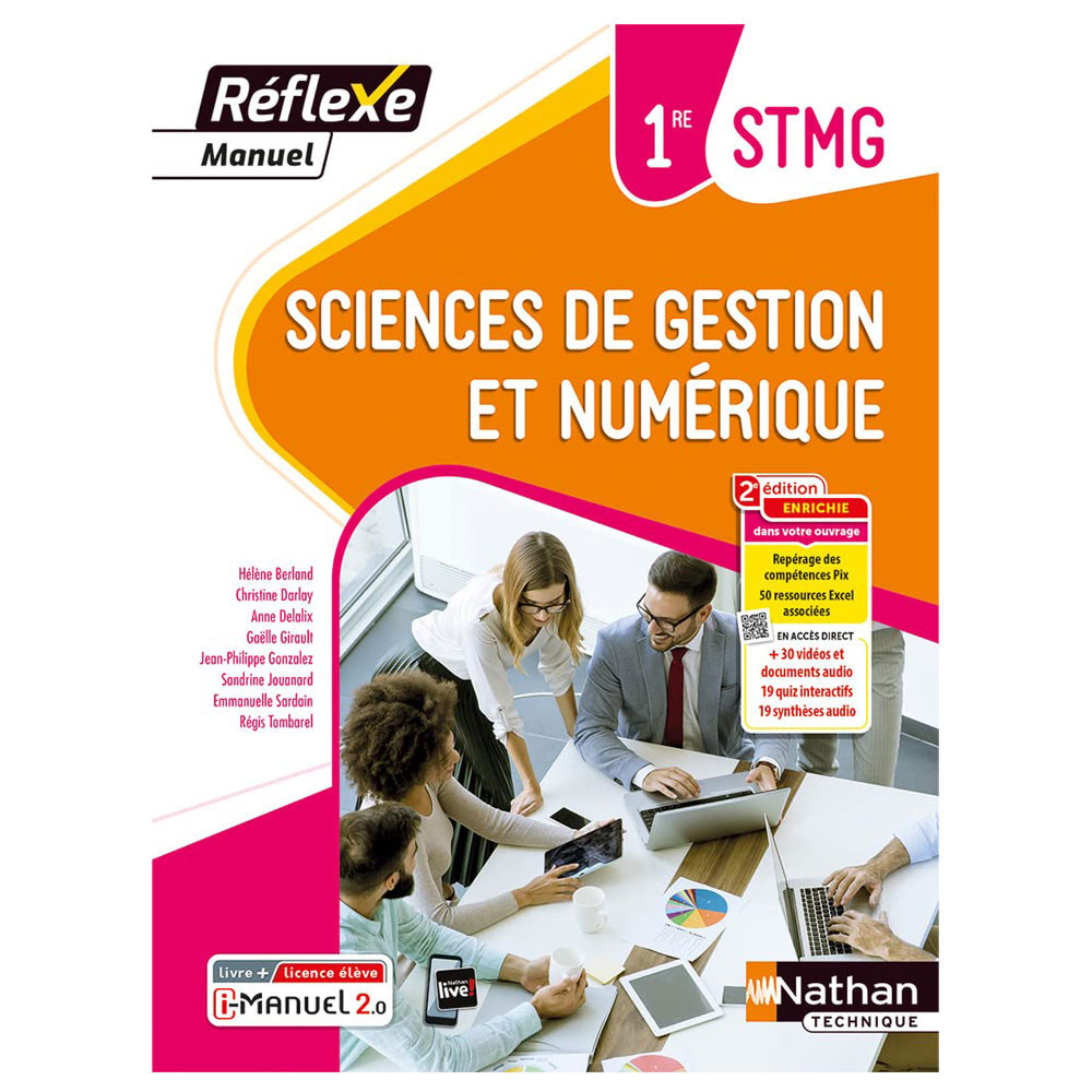 Sciences de gestion et numérique - 1re STMG - Coll. Réflexe