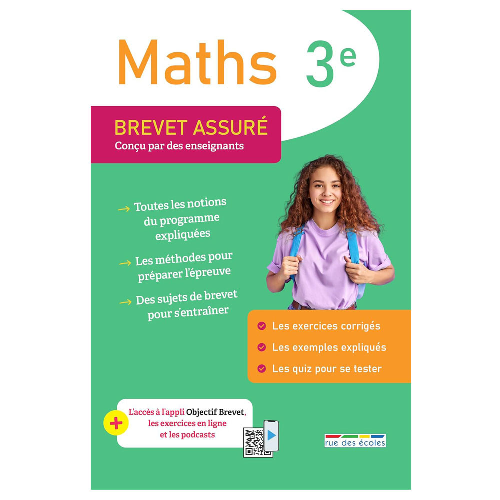 Brevet assuré - Maths 3e: Conçu par des enseignants