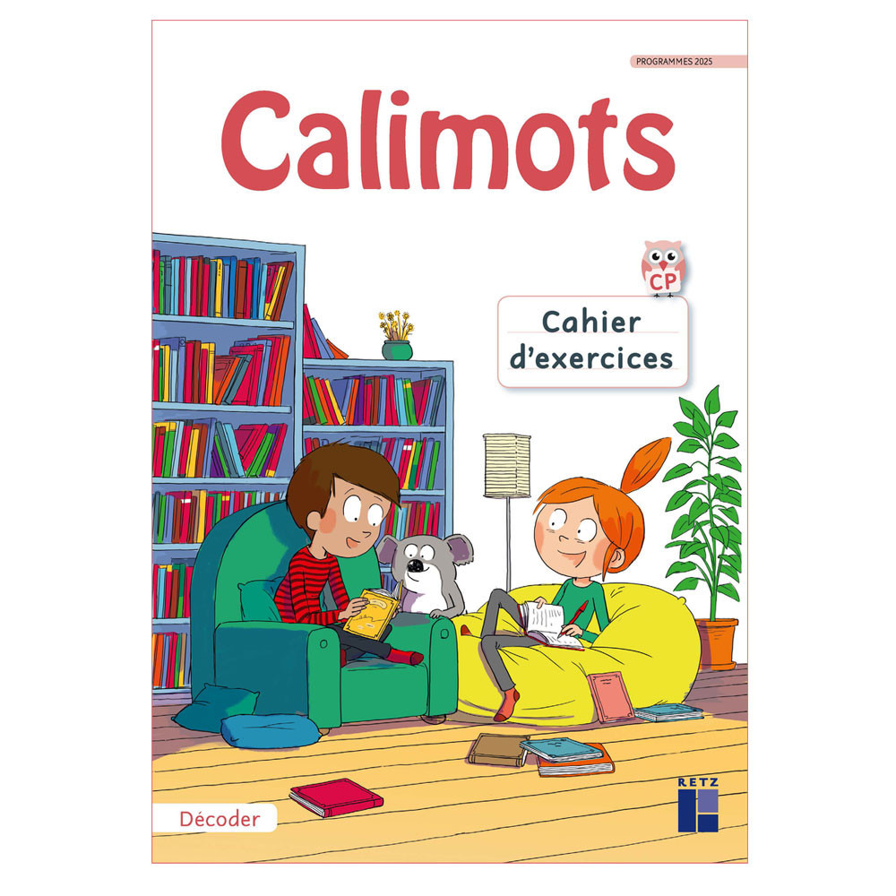 Calimots CP - Cahier d'exercices de code - Programmes 2025