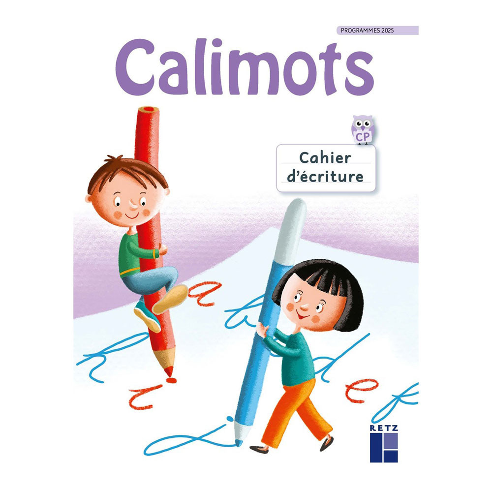 Calimots CP - Cahier d'écriture - Programmes 2025