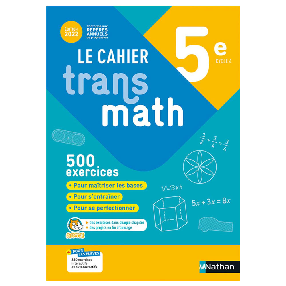 Le Cahier Transmath 5e