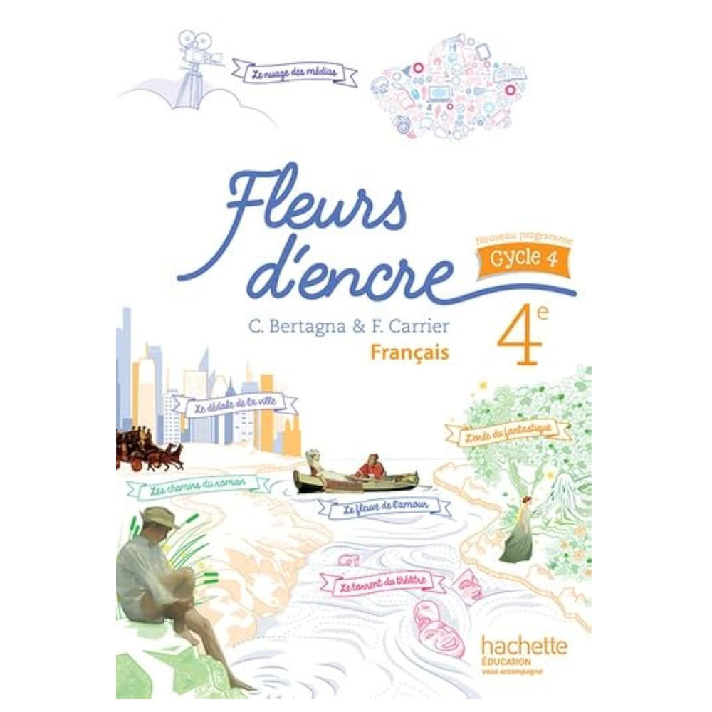 Fleurs d'encre français cycle 4 / 4e - Livre élève
