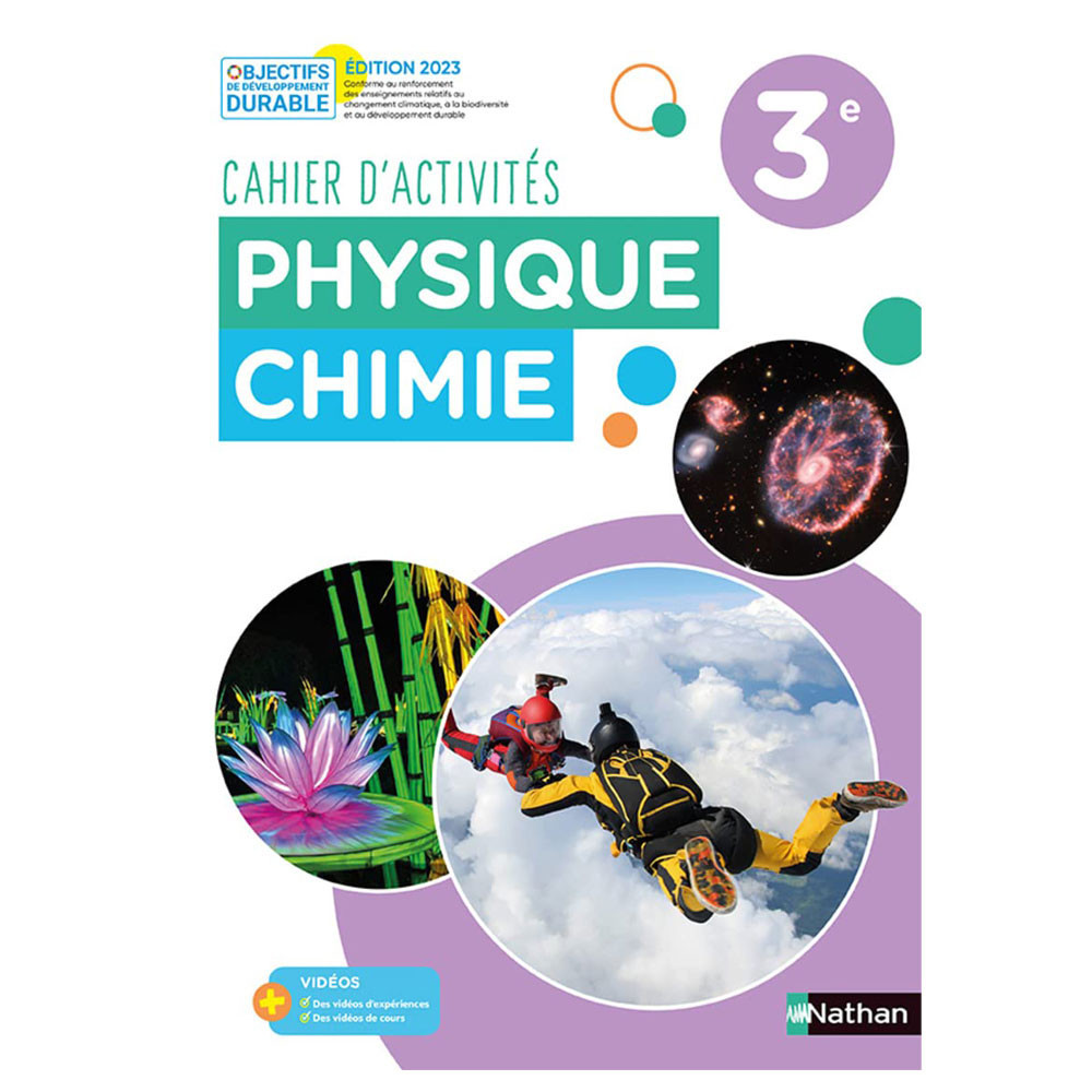Cahier d'activités  Physique-Chimie 3e -Ed 2023