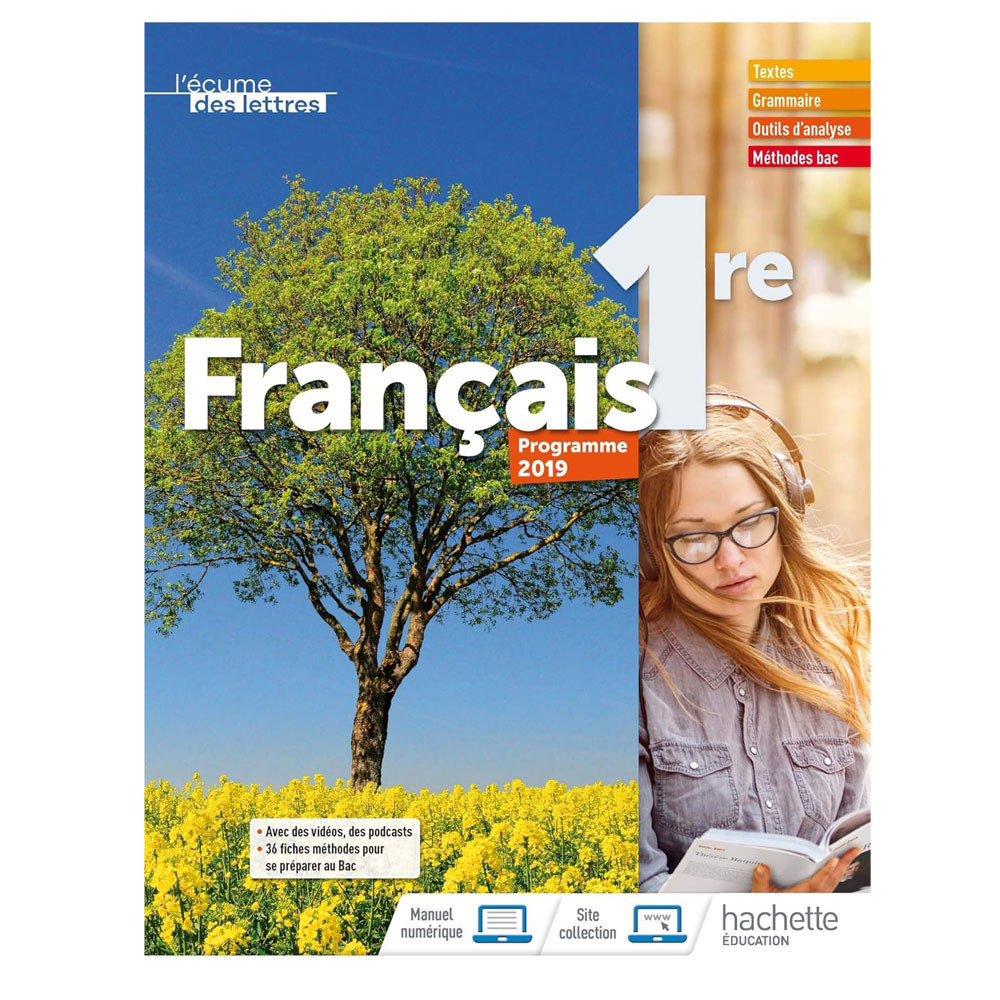 L'écume des lettres 1ère - Livre élève - Ed. 2019