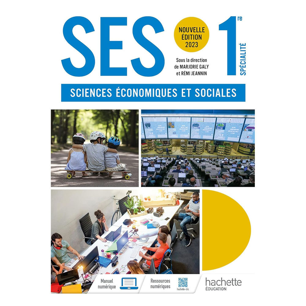 Sciences économiques et sociales 1re spécialité - Livre élève - Ed. 2023