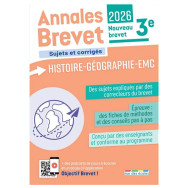 Annales Brevet - Histoire-Géographie-EMC - 3e - 2026