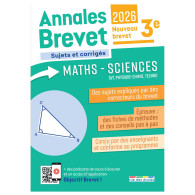 Annales Brevet - Maths-Sciences - 3e - 2026