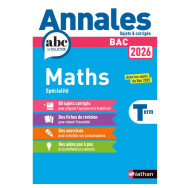 Annales ABC du BAC 2026 - Maths Tle - Sujets et corrigés - Enseignement de spécialité Terminale - Epreuve finale - Corrigé
