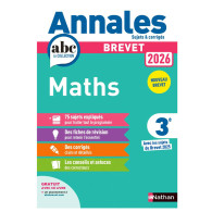 Annales Brevet 2026 Maths - Sujets & Corrigés