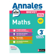 Annales Brevet 2026 Maths - Sujets & Corrigés