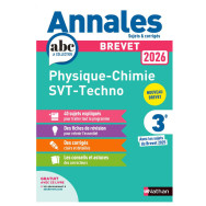 Annales Brevet Physique Chimie - SVT - Techno 2026 - Corrigé