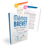 Mémos Brevet : 60 fiches de révision - Français - Mathématiques -Ed 2026