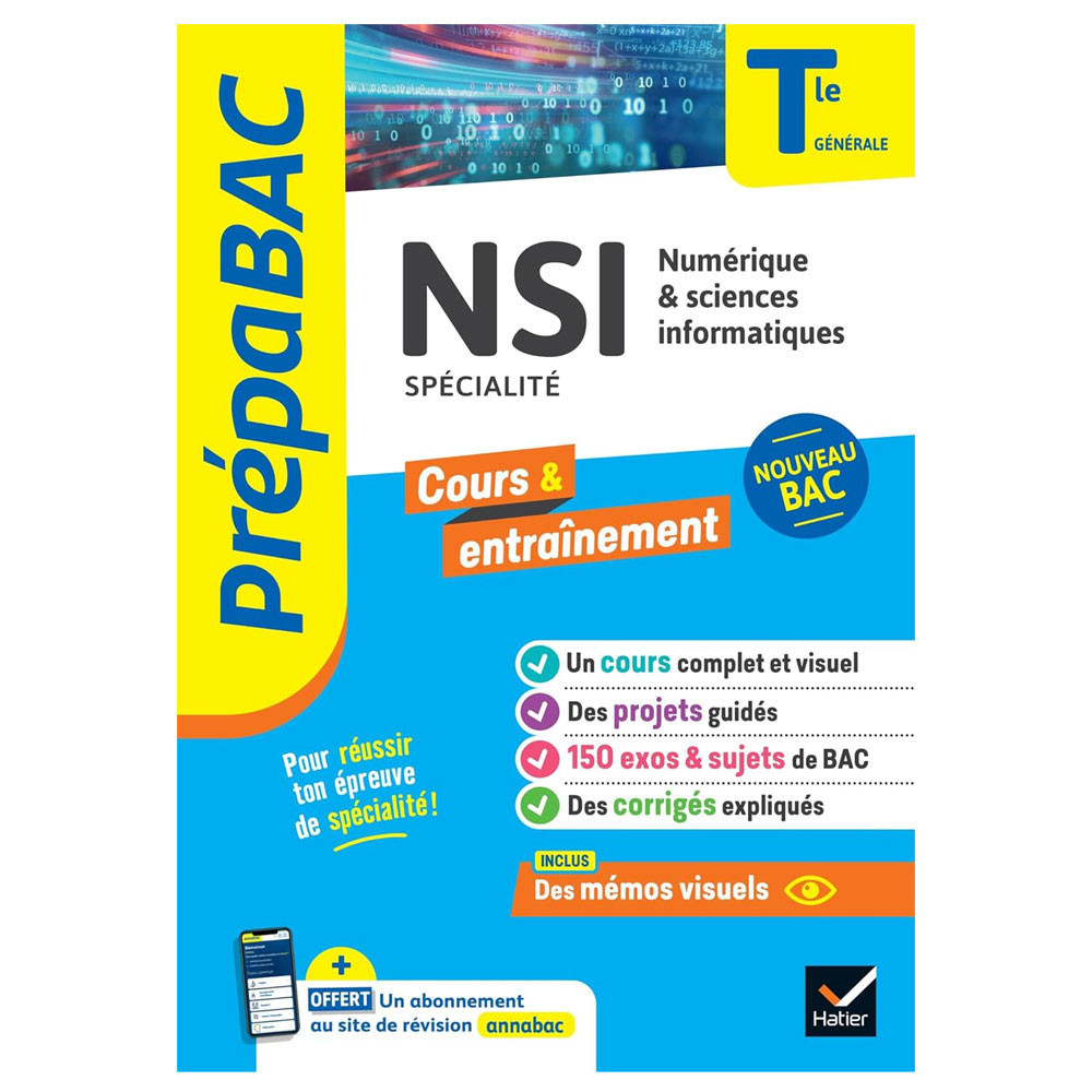 Prépabac - NSI Tle générale (spécialité) - Bac 2026