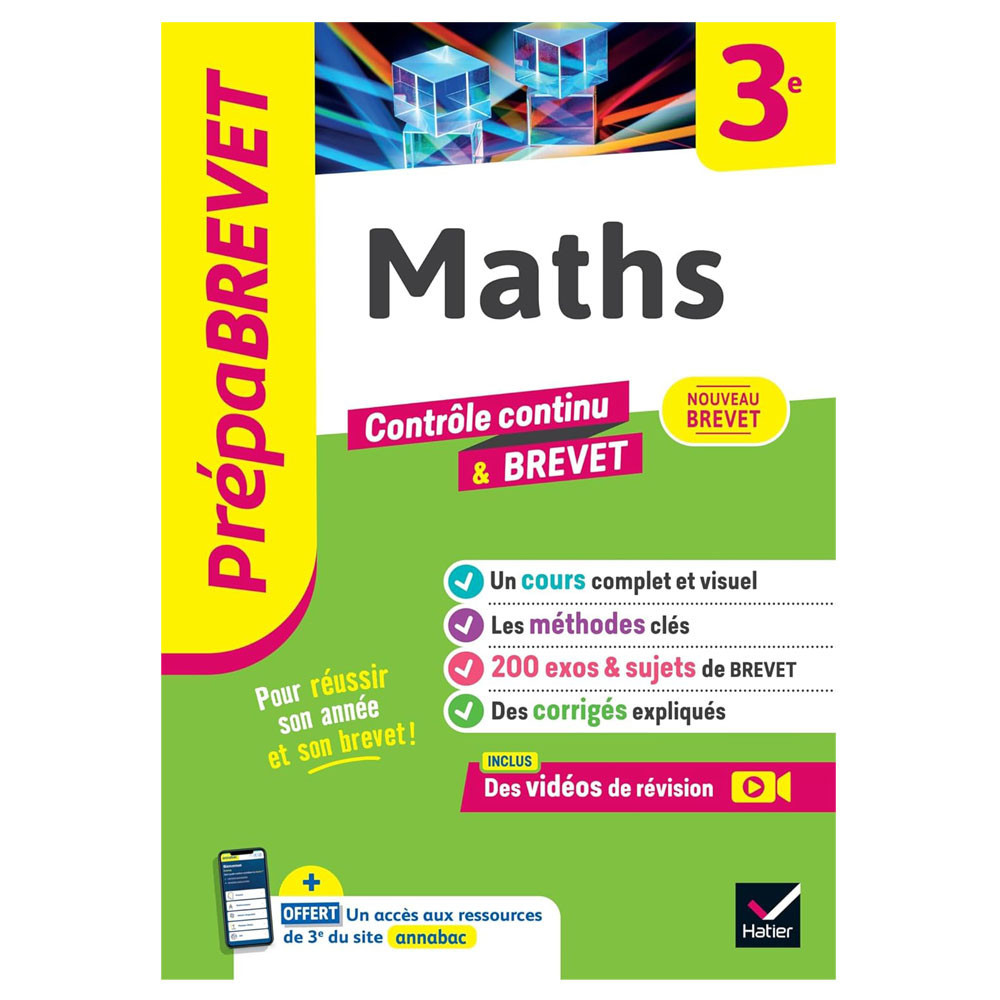Prépabrevet - Maths 3e - Brevet 2026