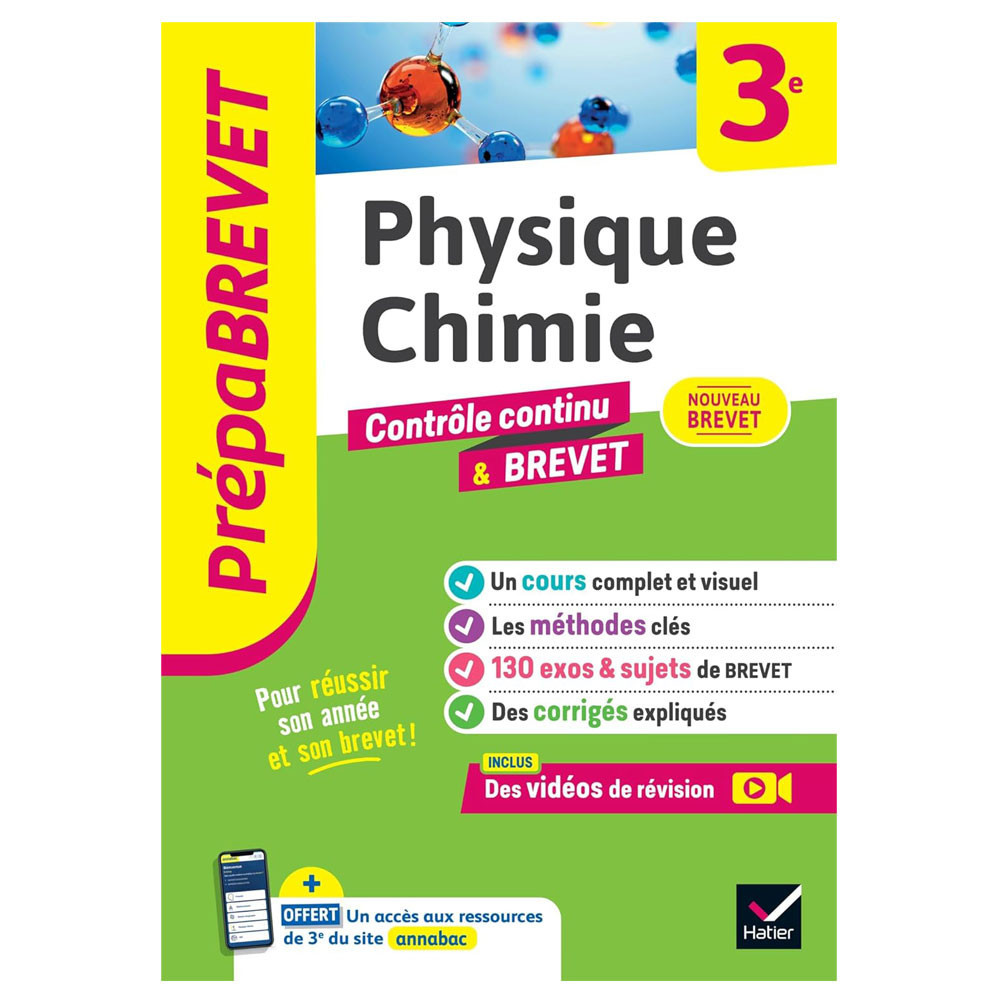 Prépabrevet - Physique-Chimie 3e - Brevet 2026