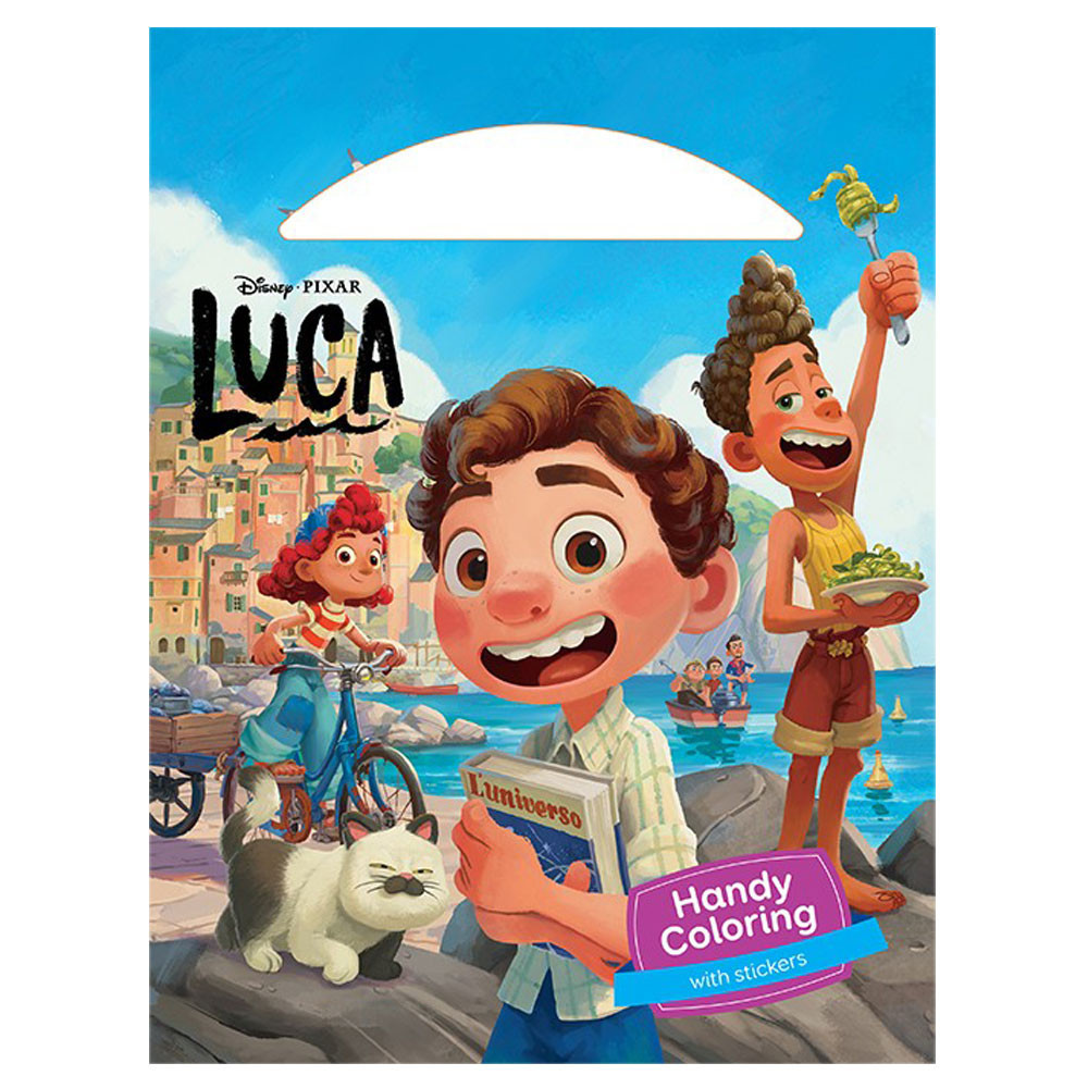 Away we Go ! Handy Coloring with stickers Disney