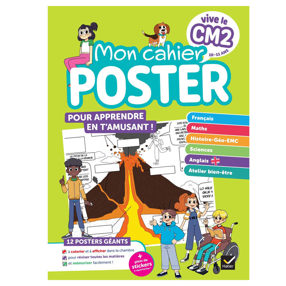 Vive le CM2 - Mon cahier poster