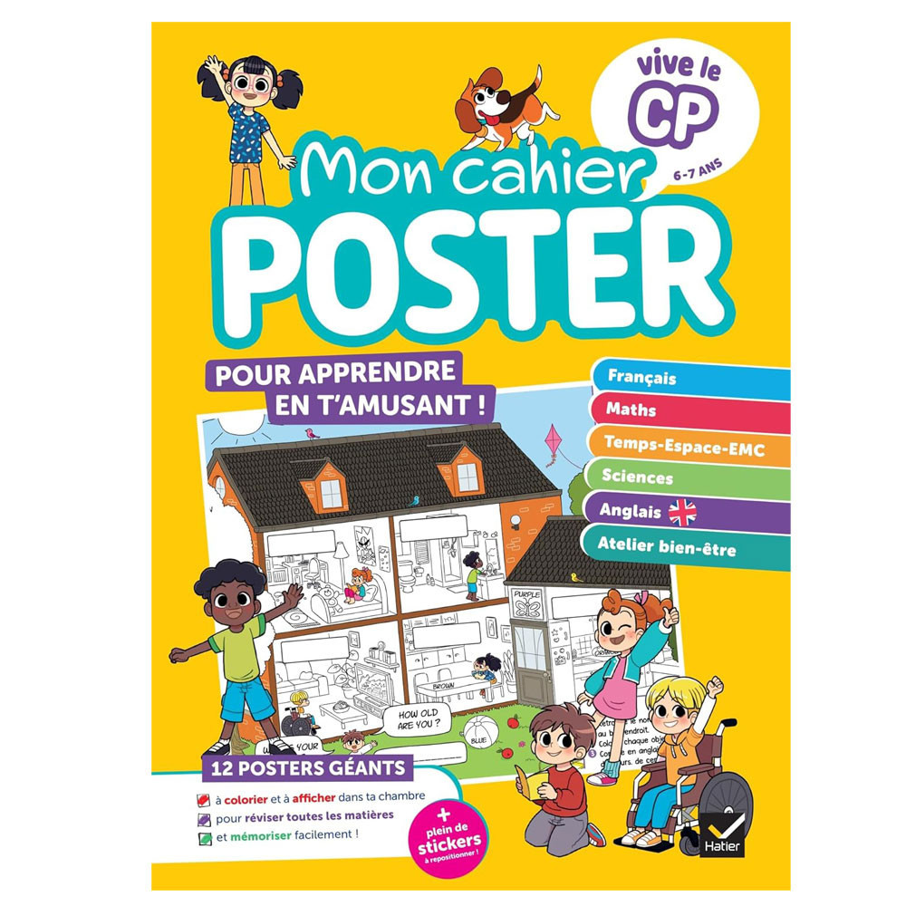 Vive le CP - Mon cahier poster
