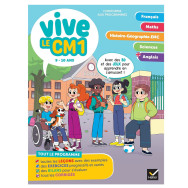 Vive le CM1 - 9 / 10 ans - Cahier de révision et d'entraînement toutes matières