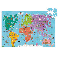 Mon grand puzzle du monde loup - Jeux enfants