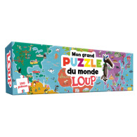 Mon grand puzzle du monde loup - Jeux enfants