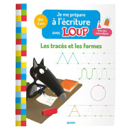 Je me prépare à l'écriture avec loup - Les tracés et les formes