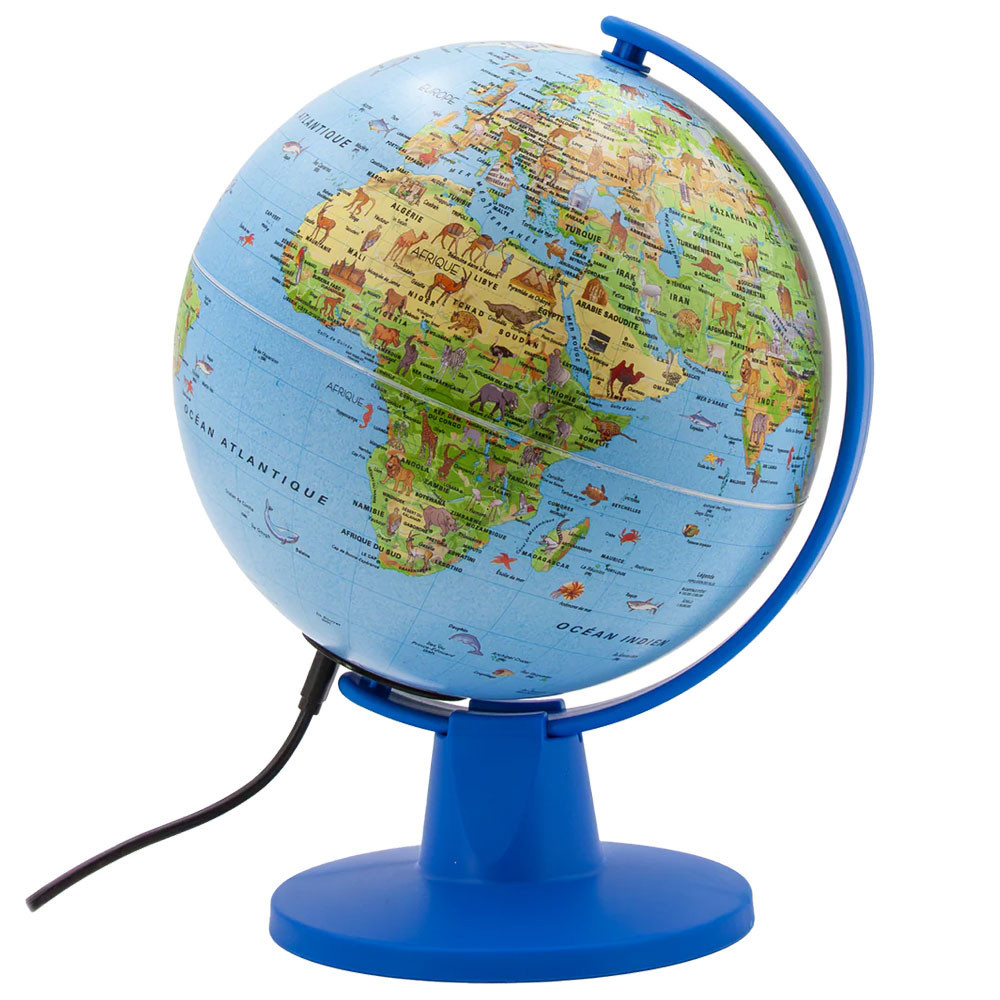 Globes terrestre - Luce SAFARI Lumineux-16cm -FR