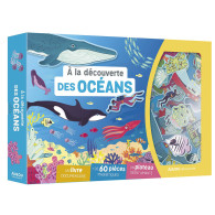 A la découverte des océans - 60 aimants + 1 plateau