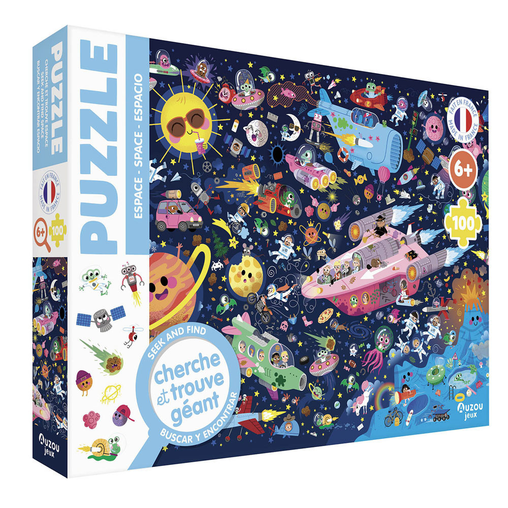 Puzzle cherche et trouve - Dans l’espace