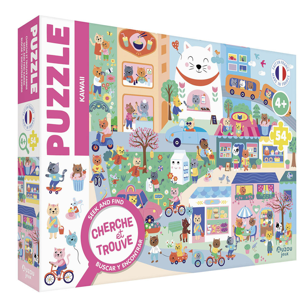 Puzzle cherche et trouve - Kawaii