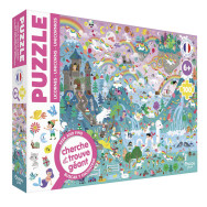Puzzle cherche et trouve - Licornes
