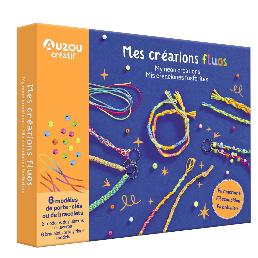 Mon coffret d'artiste - Mes créations fluos