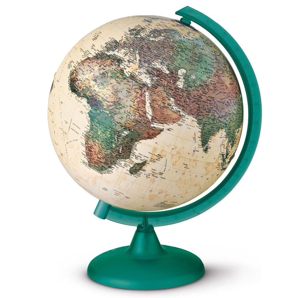 Globe terrestre - CAMALEONTE -LED -lumineux -FR-25 cm