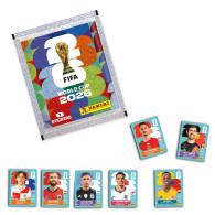 Pochette de 7 Stickers Panini FIFA World Cup 2026 Officiels