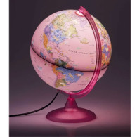 Globe PINK ZOO  lumineux 25 cm