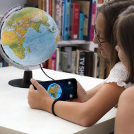 globe éducatif globe éducatif lumineux de 25 cm de diamètre