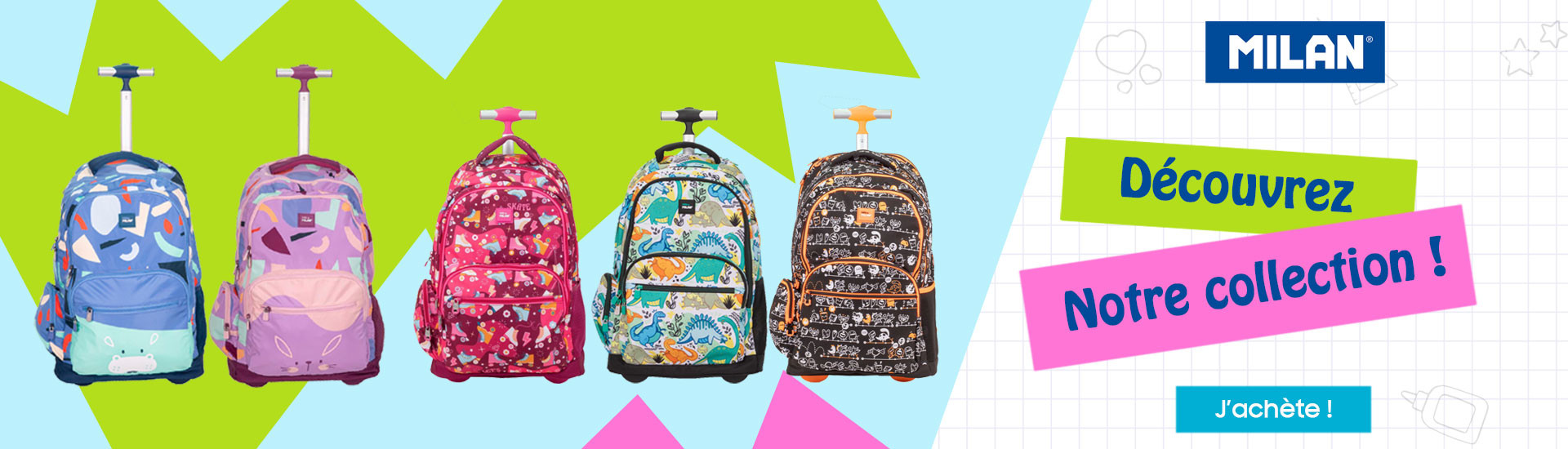 Sacs à dos pour la rentrée